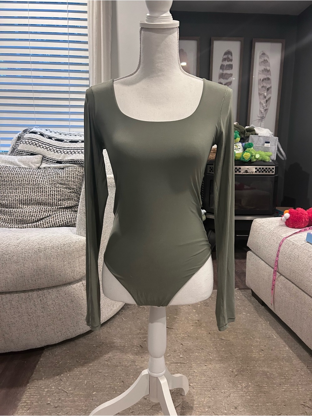 Women’s Long Sleeve Scoop Neck Bodysuit
